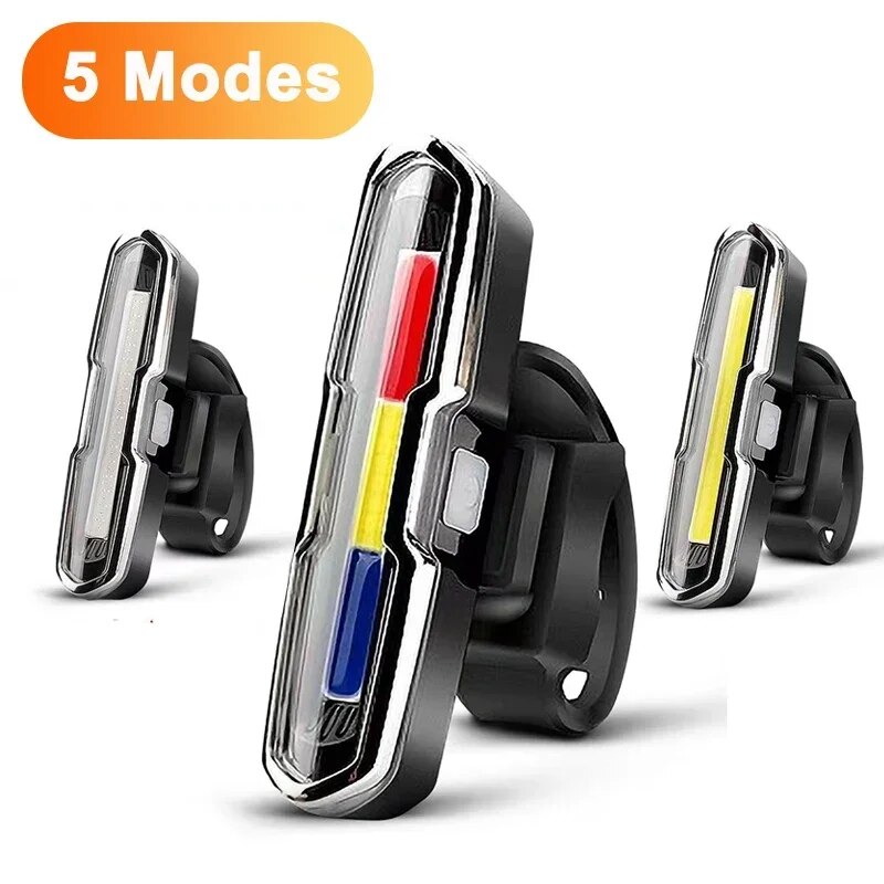 Mountain Biking Blue Mountains - Bicycle Rear Light Waterproof LED USB