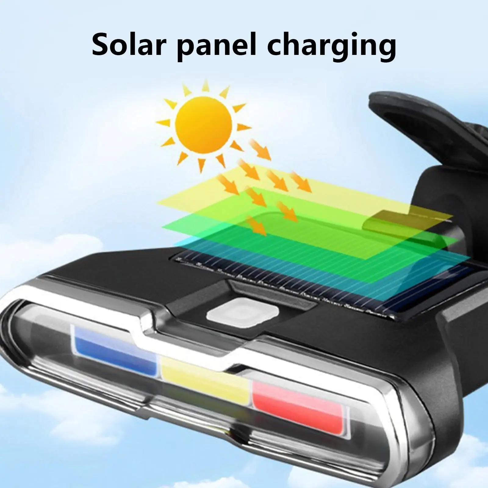 Mountain Biking Blue Mountains - USB and Solar Powered Waterproof Bicycle