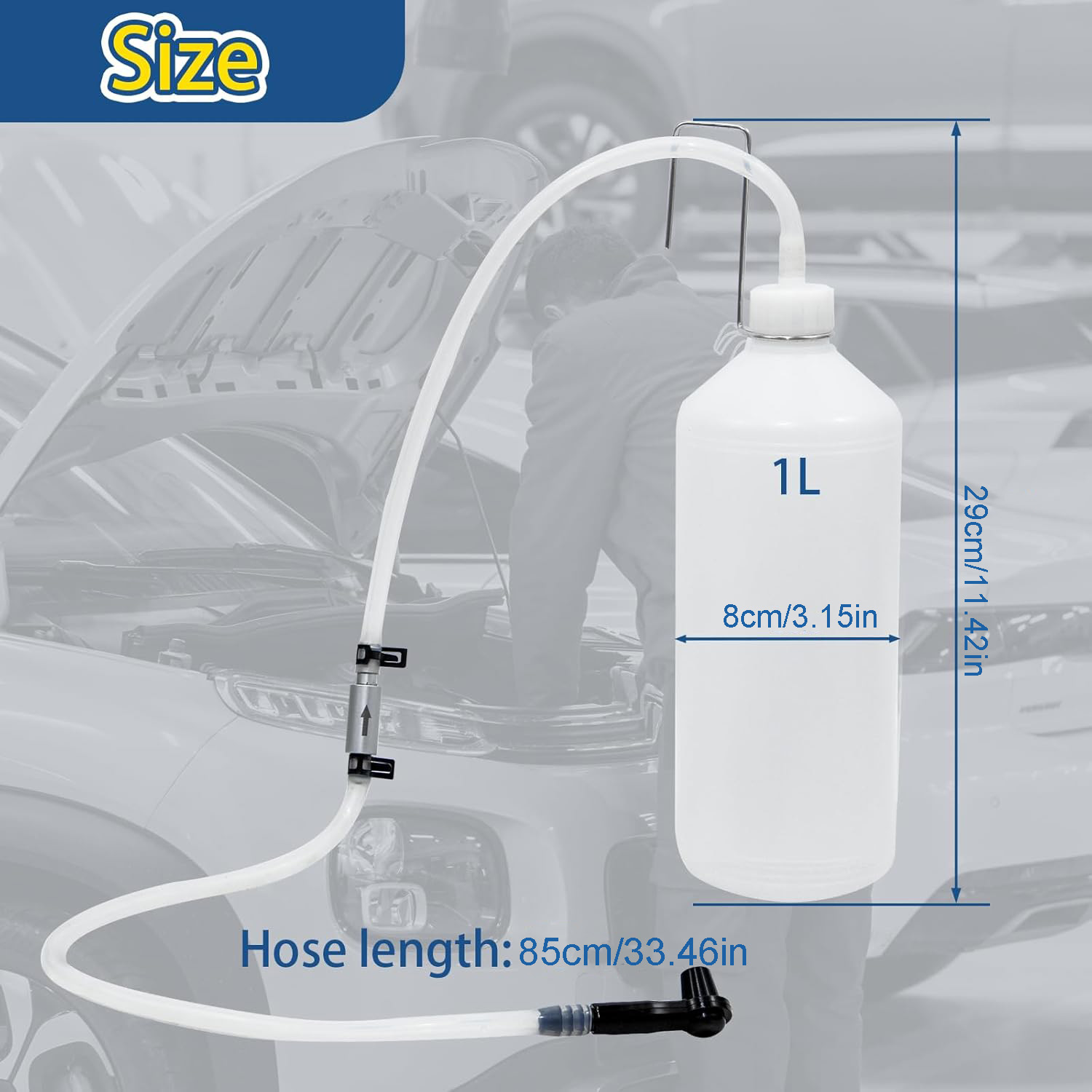 1L Brake Fluid Bleeder Kit wit - đánh giá và giá Hydraulic Brake Bleed