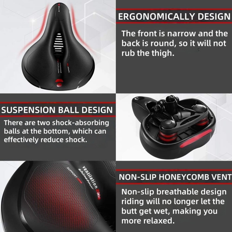 Comfortable Wide Thickened Mou - đánh giá và giá Mountain Biking Pads