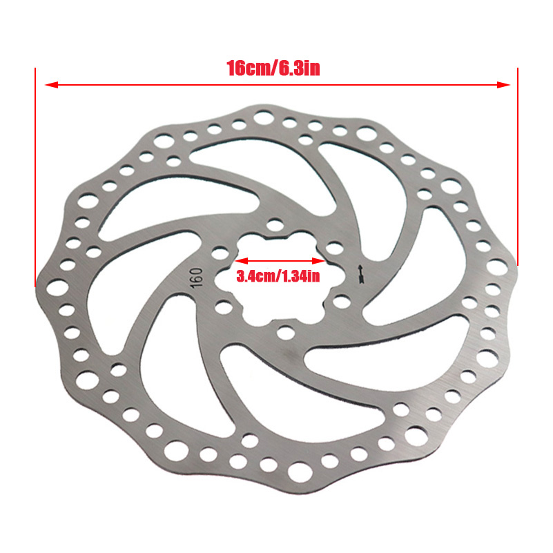 New 160MM Hydraulic Brake Disc - đánh giá và giá Mountain Biking Pads