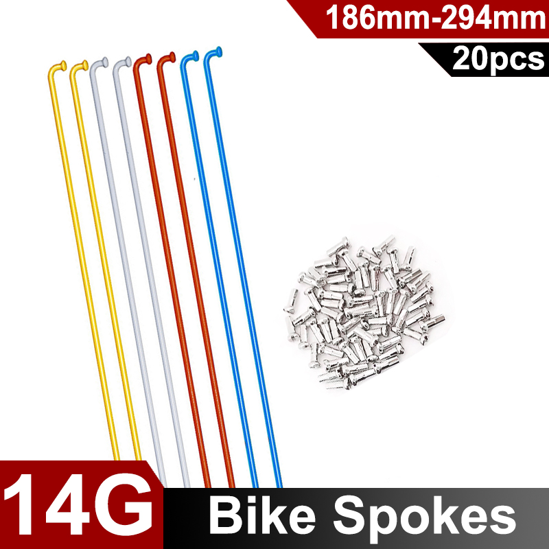 20Pcs 14G Colorful Bicycle Spo - đánh giá và giá Mountain Biking Blue Mountains