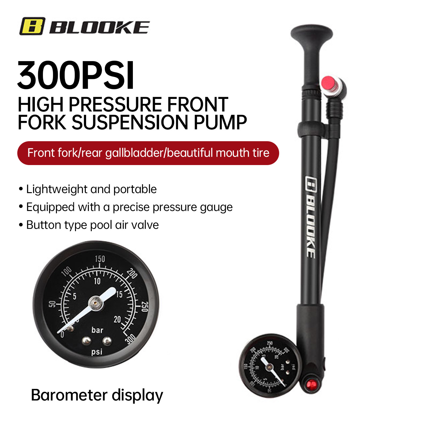 BLOOKE MTB High-Pressure Shock - đánh giá và giá Shock Pump Suspension