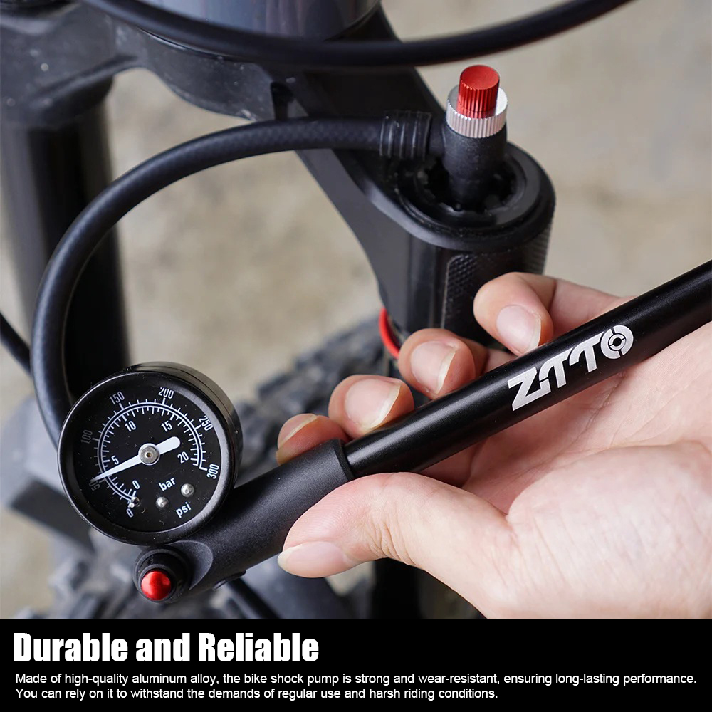 ZTTO Bike Shock Pump with Gaug - đánh giá và giá Shock Pump Suspension