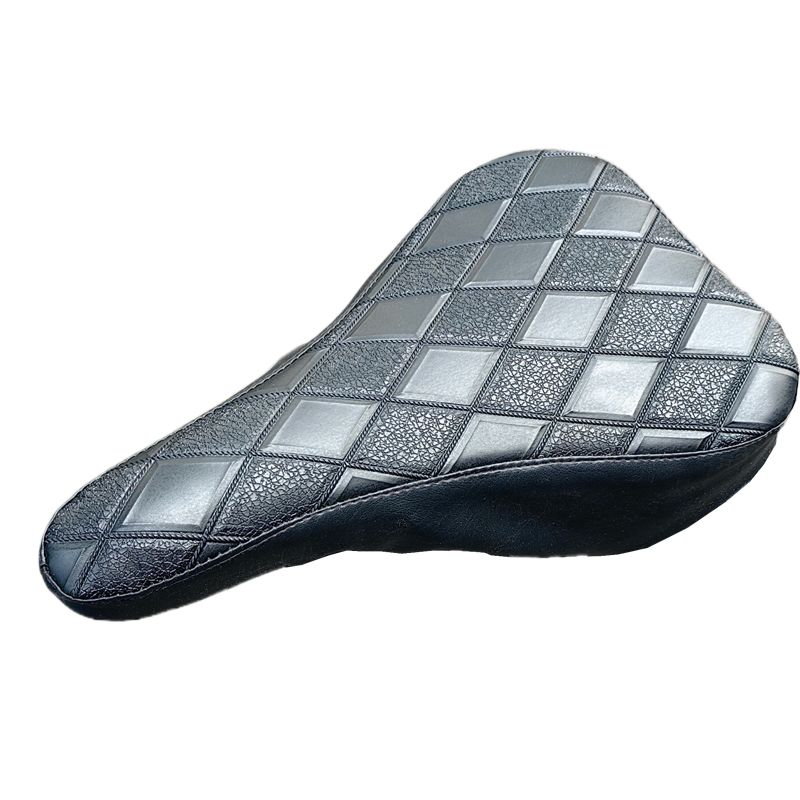 Black Checkered PU Leather Bic - đánh giá và giá Mountain Biking Pads